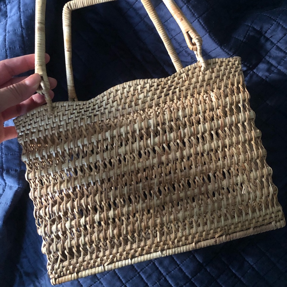Rattan Handbag - NEW
